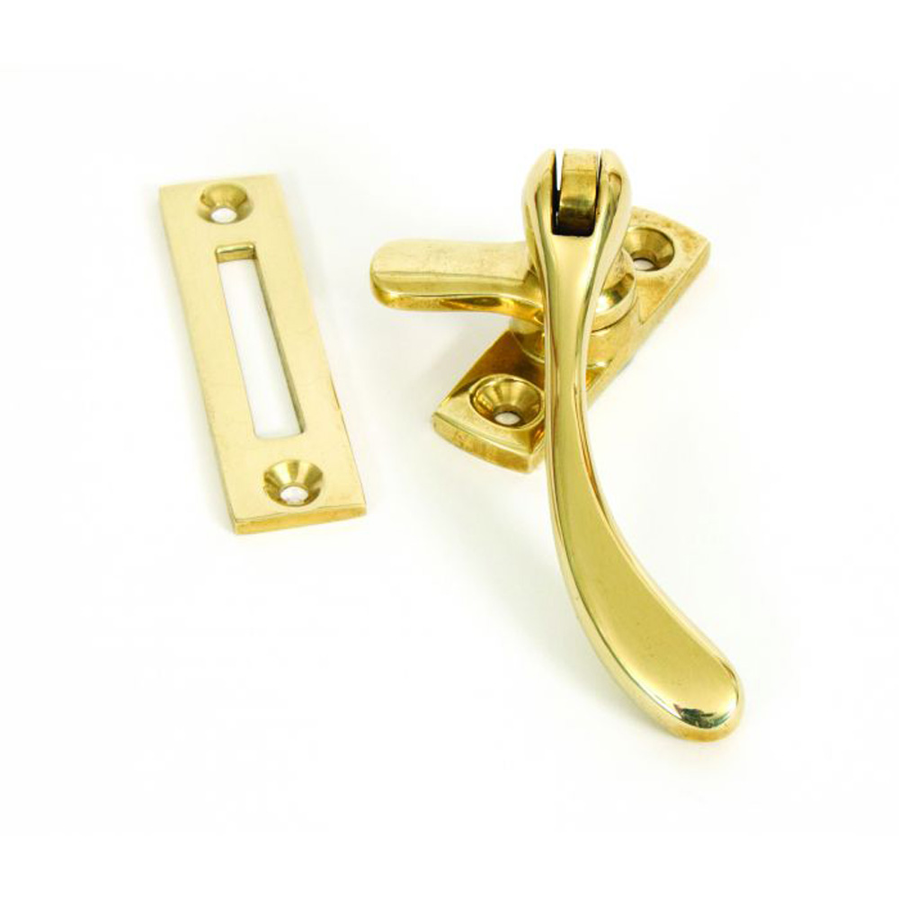 From the Anvil Peardrop Fastener - Polished Brass